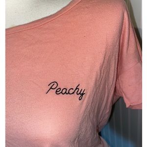 Victoria Secret PINK ' Peachy ' Ombre Shirt